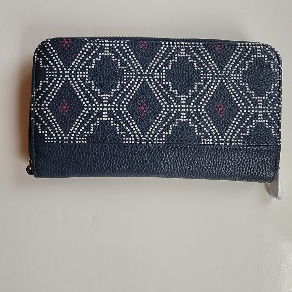 Thirty-one All About the Benjamins - Navy Dotted Geo